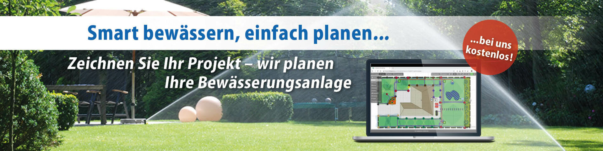 Kostenlose Bewässerungsplanung